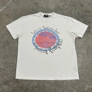 The Smashing Pumpkins Infinite Sadness Shirt Adult Large White Vintage Band Tee - Picture 1 of 7
