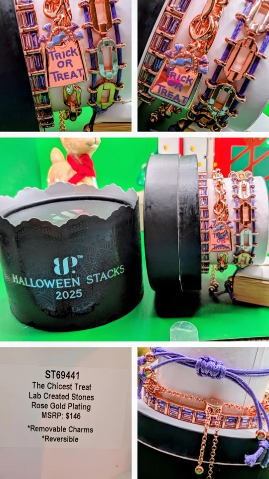 Bomb Party Halloween Stack "The Chicest Treat" ST69441 Truco o trato/oro rosa Foto 1 de 1