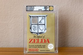 Nintendo NES The Legend of Zelda European Version 1991 VGA 85+