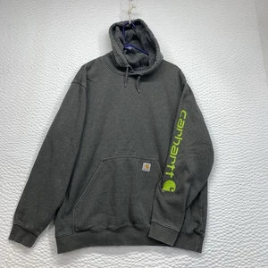 Herren XL Carhartt Hoodie Original Fit Sleeve Logo K288-026 Cotton Poly Blend - Bild 1 von 18