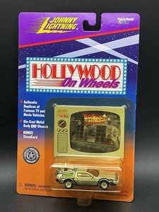 Johnny Lightning Hollywood On Wheels Bttf DeLorean Time Machine Karte Variante 1 - Bild 1 von 2