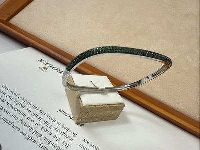 Pulsera Turca Joyería Esmeralda Plata de Ley 925 Rodio Foto 1 de 4