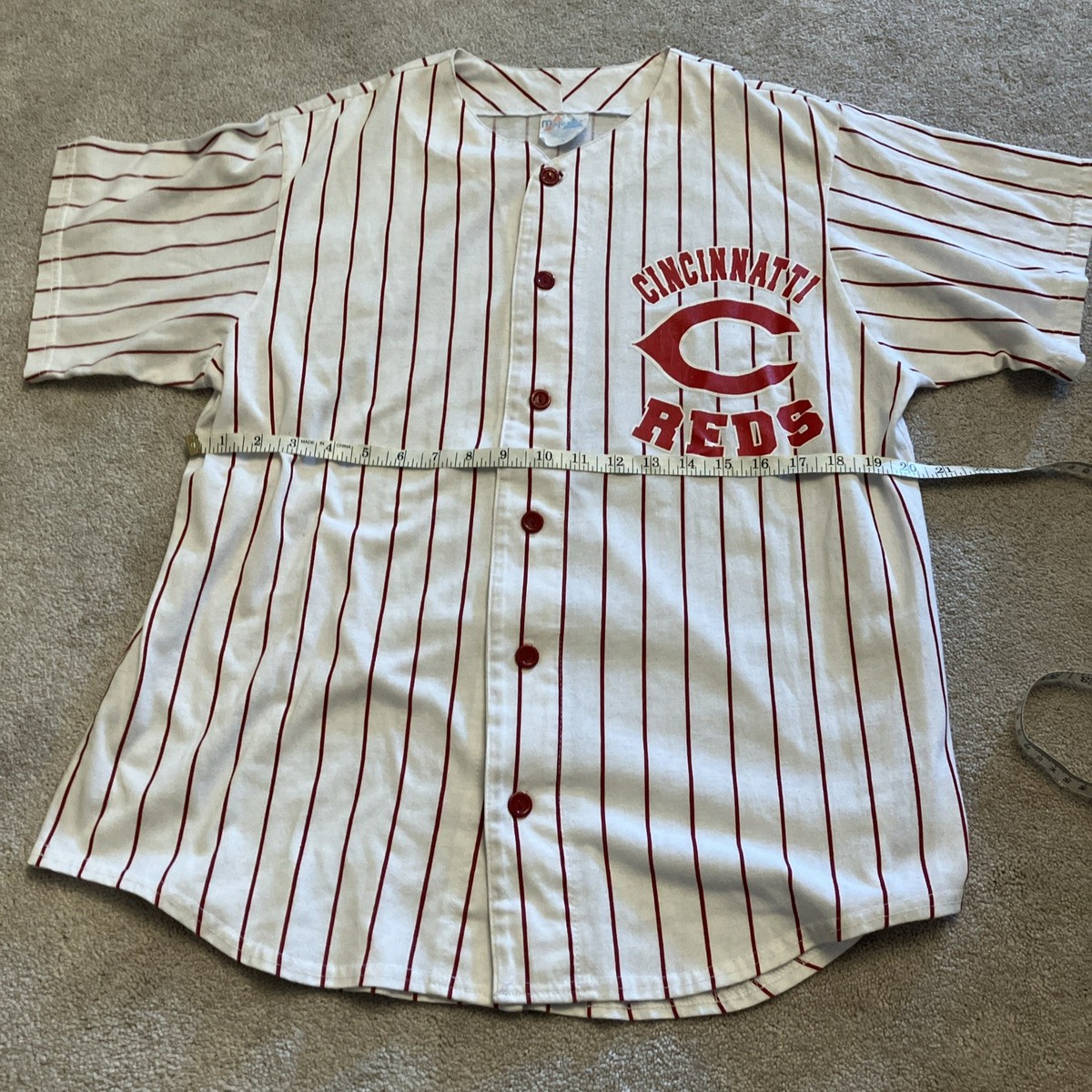 REDS ストライプジャージ Majestic アディカラー クラシックス ファイヤーバード トラックトップ