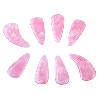 (Peach Color) 8Pcs Guzheng Finger Picks With Innovative Alternative - Image 1 of 4