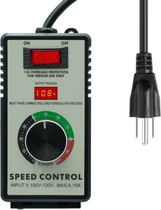 Motor Speed Controller 120V AC 15A Max 4000W Variable Speed Controller Electroni - Picture 1 of 12