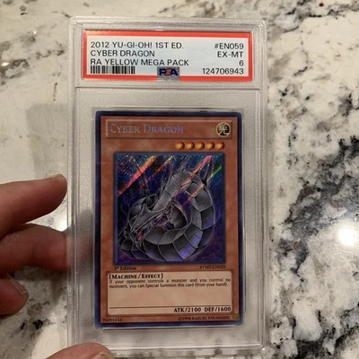 CYBER DRAGON - Secret Rare PSA 6 1st Edition RYMP-EN059 LOW POP - Image 1 of 2