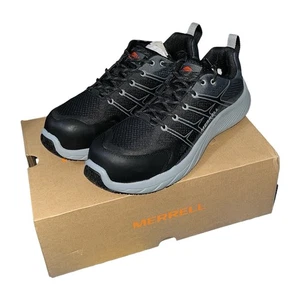 Merrell Moab Flight CF Composite Toe Work Shoes Men’s 10.5 Black New With Box - Picture 1 of 10