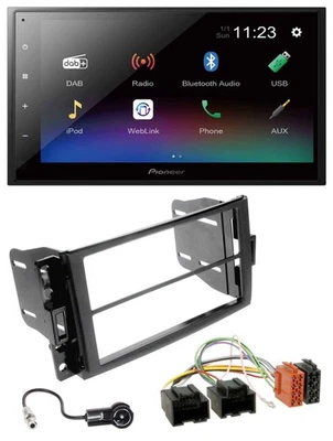 Pioneer USB Bluetooth DAB 2DIN MP3 Autoradio für Chevrolet Corvette 05-13 Upland - Bild 1 von 4