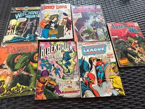 Vintage Comic Book Lot DC Bronze Silver Age~JLU~Tarzan~Jerry Lewis~Witching Hour - Picture 1 of 24