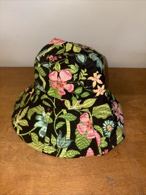 VERA BRADLEY Reversible Hibisco Hawaii Luau Lluvia Cubo Sombrero Sol Foto 1 de 2