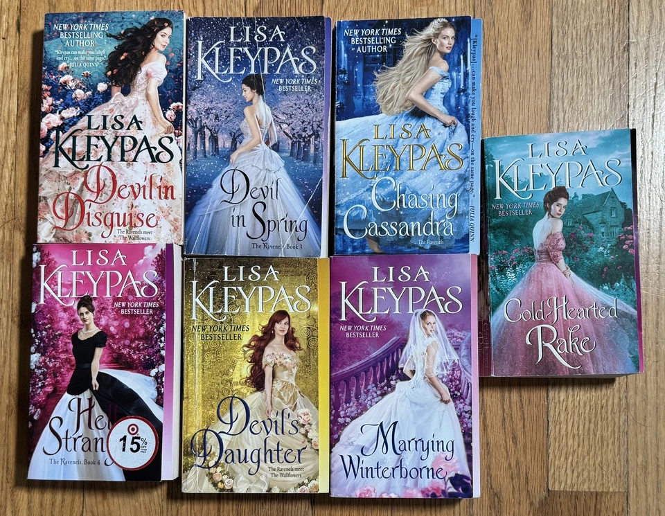 Полный комплект RAVENELS 1-7 большинство шагов Лиза Клейпас лот  - Изображение 1 из 1