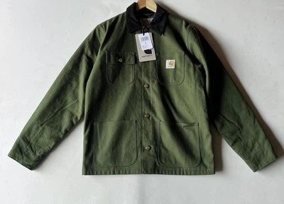 Carhartt WIP Jacket Small Michigan Coat Tarragon / Black Rigid Lined - Image 1 of 4