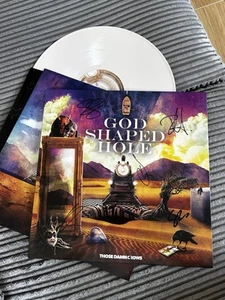 THOSE DAMN CROWS GOD SHAPED HOLE LTD LP FULlY SIGNED BY HAND CREAM VINYL New - Picture 1 of 2
