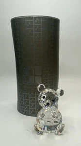 VTG Swarovski Silver Crystal Large Bear Figurine with Box (7637 NR 075). - Picture 1 of 16