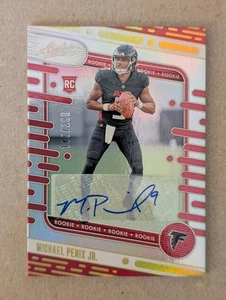 Panini Absolute 2024 - Rookies Michael Penix Jr. #108 Spectrum Signatures /299 - Imagen 1 de 13