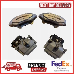 Mercedes AMG W205 C63 W212 W213 E63 Brake Caliper Rear Front Set AMG NEW 16-22 - Picture 1 of 10