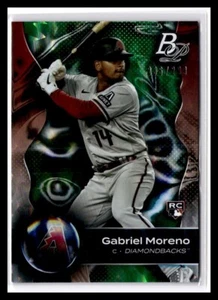 2023 Bowman Platinum - Gabriel Moreno #67 Green Ice /299 (RC) - Picture 1 of 2
