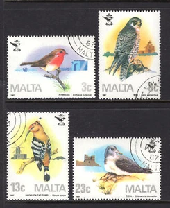 M25145 Malta 1987 SG796/9 QEII: Birds. FU, Cat £12 - Picture 1 of 1