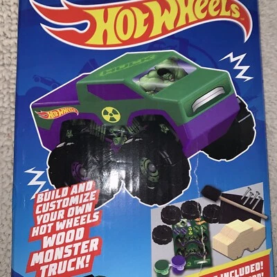 Marvel Hulk Avengers Hot Wheels Madera Monster Truck Nuevo En Bolsa Edades 4+ LEER Foto 1 de 3