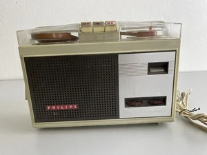Vintage Philips Tonbandgerät Reel To Reel Tape Recorder - Bild 1 von 10