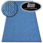 Modern Natural Sisal Blue Carpet 