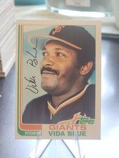 1982 Topps Baseball Card 430 Vida Blue
