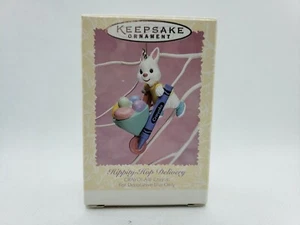 NIB VTG 1996 CRAYOLA CRAYON HIPPITY HOP DELIVERY Hallmark Keepsake Ornament  - Picture 1 of 7