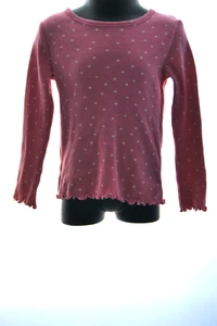 Toddler Shirt Okie dokie Size 3T Pink with Polk-a-Dots - Picture 1 of 16