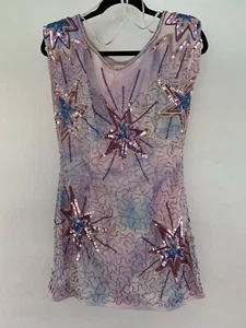 LOVESHACKFANCY COLVILLE MINI Sequin Dress Size XS - Picture 1 of 14