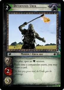 Lord of The Rings LOTR CCG TCG Shadows 11R181 Determined Uruk - Picture 1 of 1