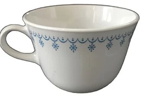Corelle Corning SNOWFLAKE BLUE Flat Cup - Picture 1 of 3