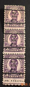 3 - 1922 US Stamps Sc #555 - 3 Cent - Precancels - New York, NY - Used/NG/F-VF - Picture 1 of 2