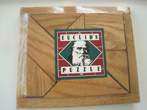 Euclid's Puzzle Wood 8.5" x 7.5" NIP - Picture 1 of 4