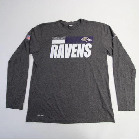 Baltimore Ravens Nike NFL On Field Apparel Dri-Fit Long Sleeve Shirt Men's Cover