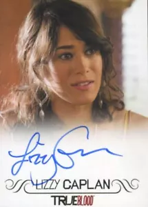 True Blood Premiere Edition Lizzy Caplan Amy Burley Autograph Card - Picture 1 of 2
