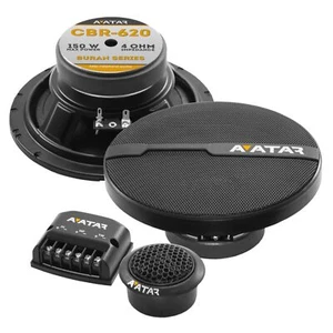 Avatar CBR-620 6.5" 75W RMS 4 Ohm 2-Way Component Speaker Series Buran Series - Picture 1 of 7