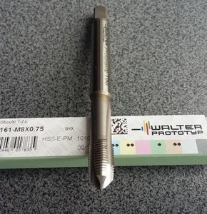 Taladro roscado WALTER PROTOTYP PROTOTEX TINI 212161-M8X0,75 6HX HSS-E-PM venta - Imagen 1 de 1