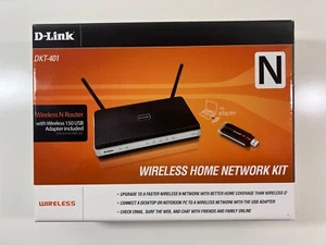D Link Wireless Home Network Kit Dkt-401 New 150 USB Adapter Included - Picture 1 of 7