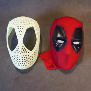 Customize Deadpool Mask Screen Accurate Wearable Headgear Face Shell Cosplay - Picture 1 of 29