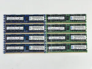 IBM Lenovo 128GB Lot of 8x 16GB 2Rx4 PC3L-14900R ECC DDR3 RAM Memory 47J0225 - Picture 1 of 7