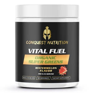 Vital Fuel Organic Super Greens Wassermelonengeschmack - 30 Portionen - Bild 1 von 2