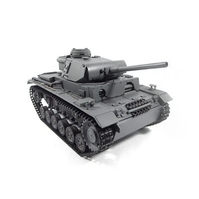 Mato 1/16 RC Almost Full Metal Panzer III BB Pellets Gray 1223 KIT Tank Model - Image 1 of 4