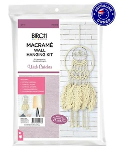 Birch MACRAME WALL HANGING KIT - WISH CATCHER Cotton Cording Decorative - Picture 1 of 3