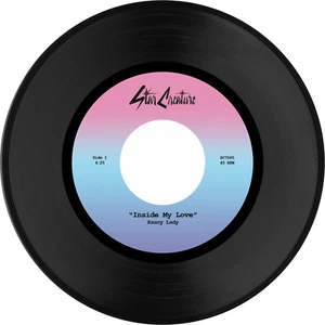 Saucy Lady & Monolog | Inside My Love b/w Hey Mr. DJ 7" Vinyl Mislabeled Version - Imagen 1 de 1