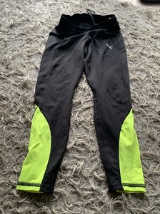 puma kids juniors childrens tights running cycling sports 7-8 Years Old High Vis - Picture 1 of 4