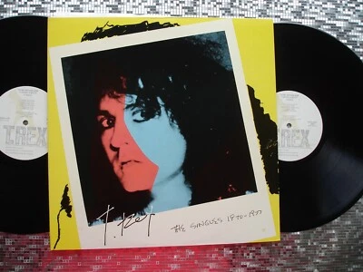 T. Rex ~ The Singles 1970-1977~ Vintage IMPORT LP w/Booklet T. Rex SP32-5087~8 - Image 1 of 4