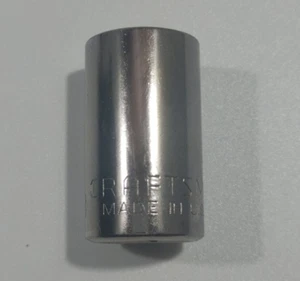 CRAFTSMAN USA G44057, 1/2" Drive, 5/8" Socket, Shallow, 6 point. - Picture 1 of 8