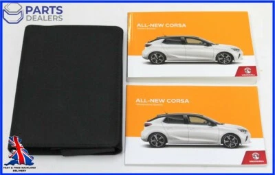 VAUXHALL CORSA F OWNERS MANUAL HANDBOOK AUDIO NAVI WALLET PACK 2019-2023 GENUINE - Image 1 of 4