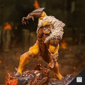 Iron Studios Sabretooth Statue Figure 1:10 Marvel X-Men Wolverine Limited Ed New - Picture 1 of 16