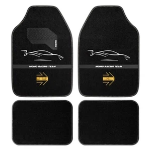 Momo Set Tappeti Tappetini Auto Universali 4 Pezzi con Battitacco Antiscivolo - Foto 1 di 4